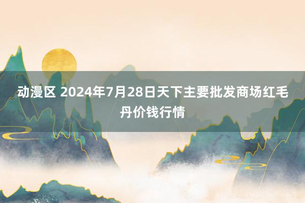 动漫区 2024年7月28日天下主要批发商场红毛丹价钱行情