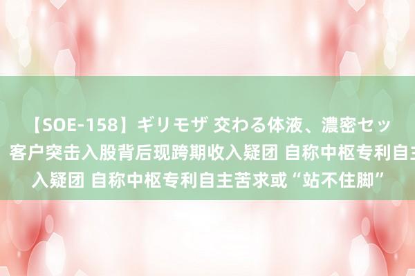 【SOE-158】ギリモザ 交わる体液、濃密セックス Ami 汇兴智造：客户突击入股背后现跨期收入疑团 自称中枢专利自主苦求或“站不住脚”