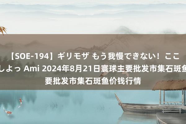 【SOE-194】ギリモザ もう我慢できない！ここでエッチしよっ Ami 2024年8月21日寰球主要批发市集石斑鱼价钱行情