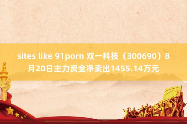 sites like 91porn 双一科技（300690）8月20日主力资金净卖出1455.14万元